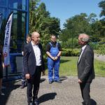 Brandenburgs Arbeitsstaatssekretär Hendrik Fischer besucht Unitechnik Automatisierungs GmbH